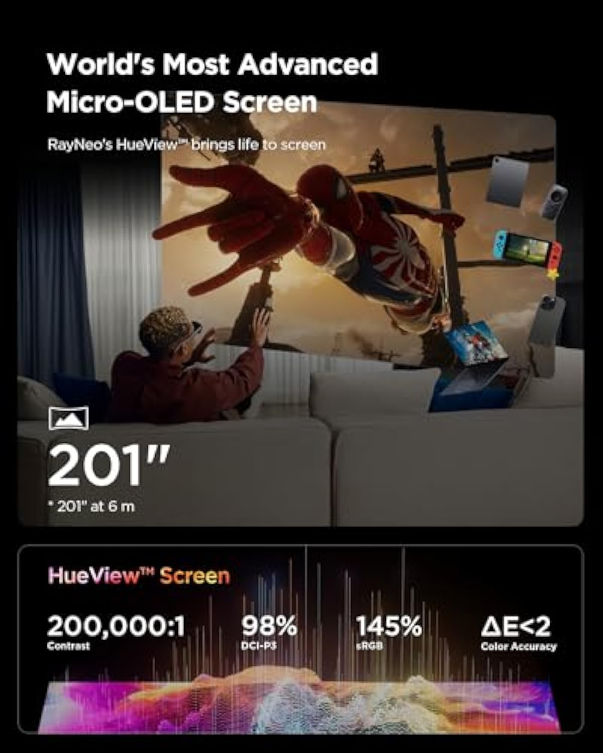 [2025 New] RayNeo Air 3s XR Glasses - AR Glasses 201