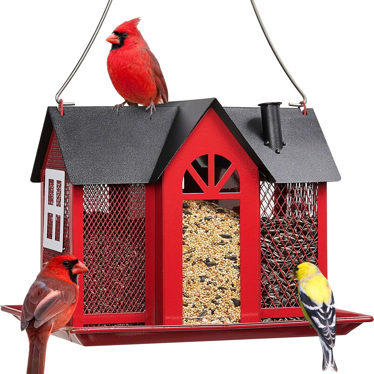 💖2024 Bird Feeder House for Outside Metal Mesh Wild Bird Feeder--Free Shipping Today!