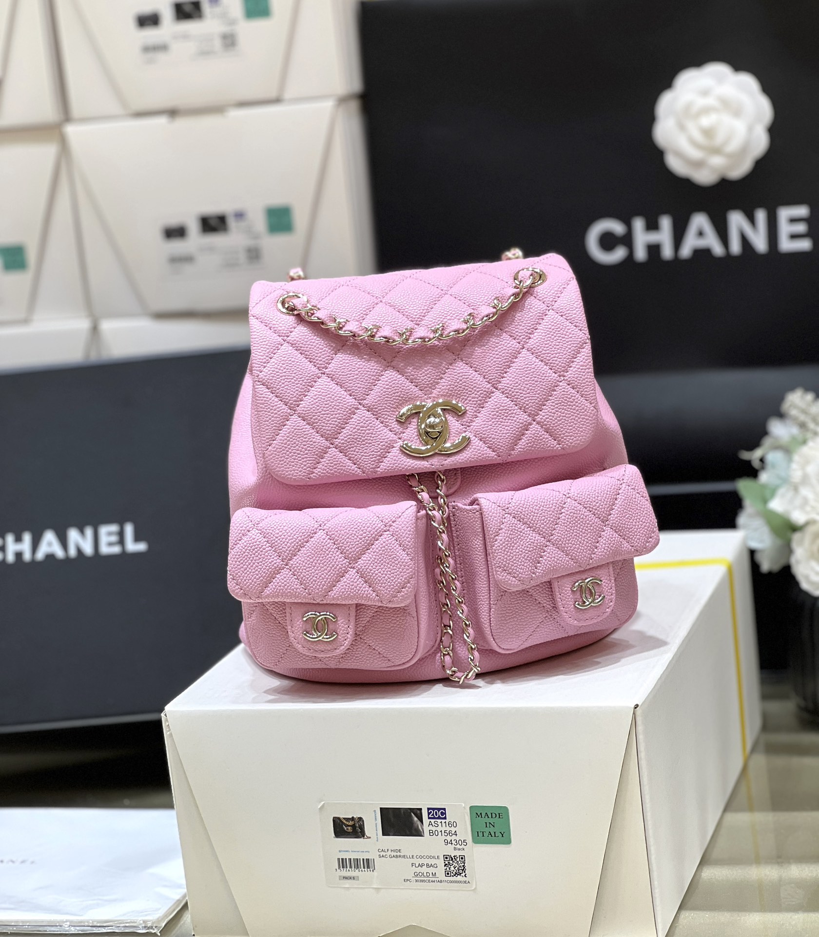 Chanel 24A duma backpack AS3860 00158