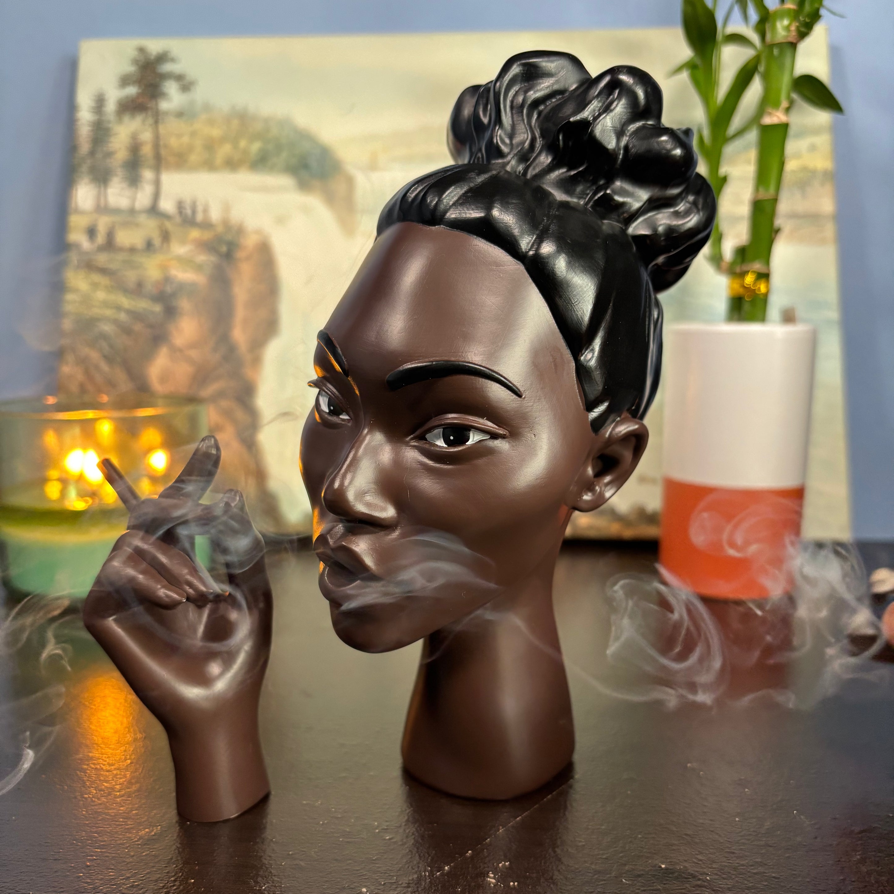 ⚡Flash Sale⚡Head Figure Sculpture Incense Burner