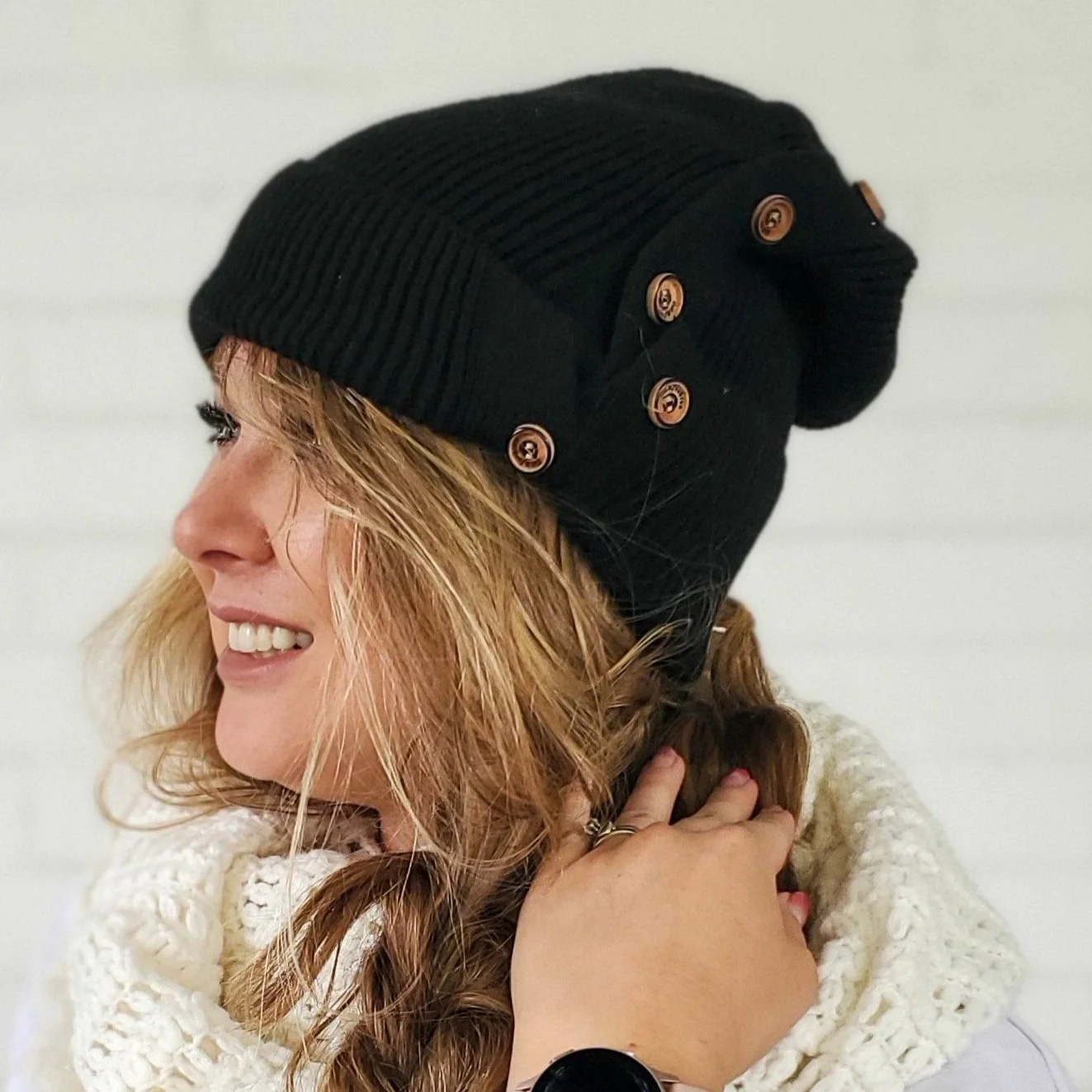 🔥Black Friday Flash Sale - 49% OFF🔥Button Up Beanie🔥BUY 2 FREE SHIPPING