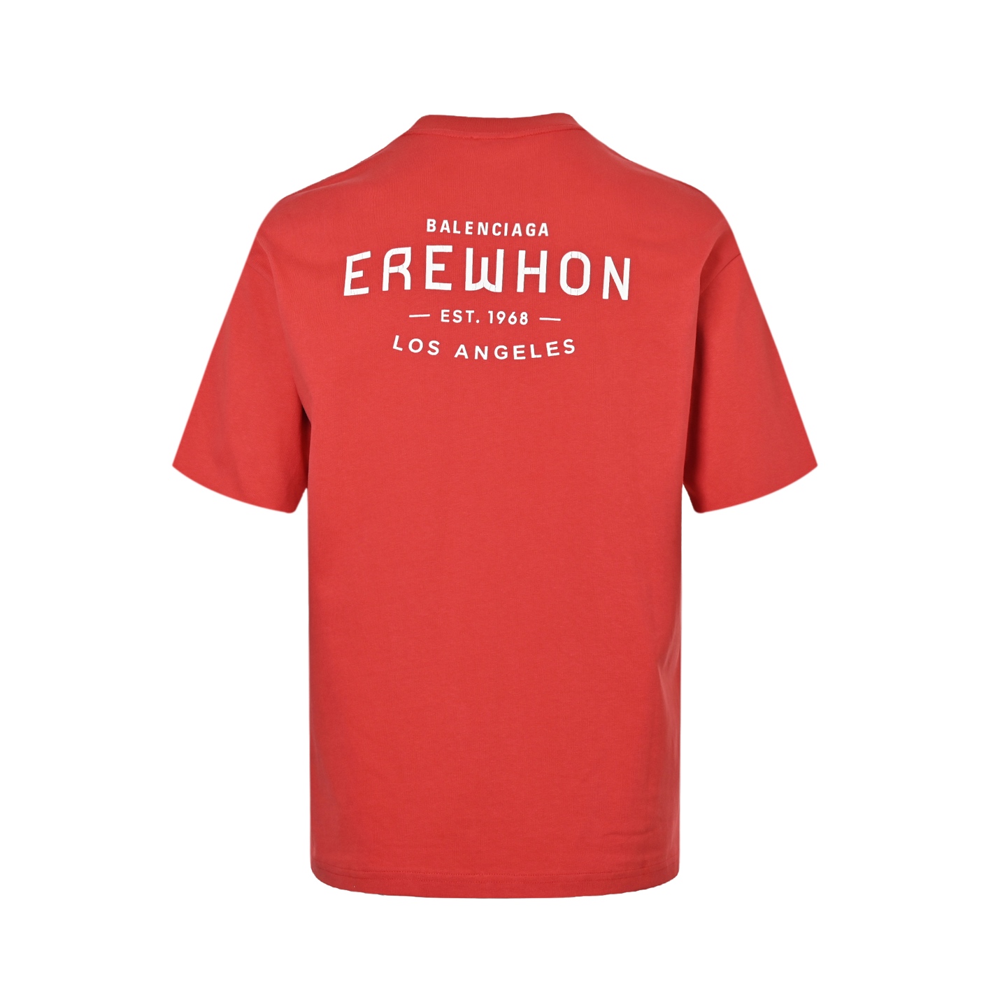 Balenciaga 25ss EREWHON supermarket joint printed short sleeves