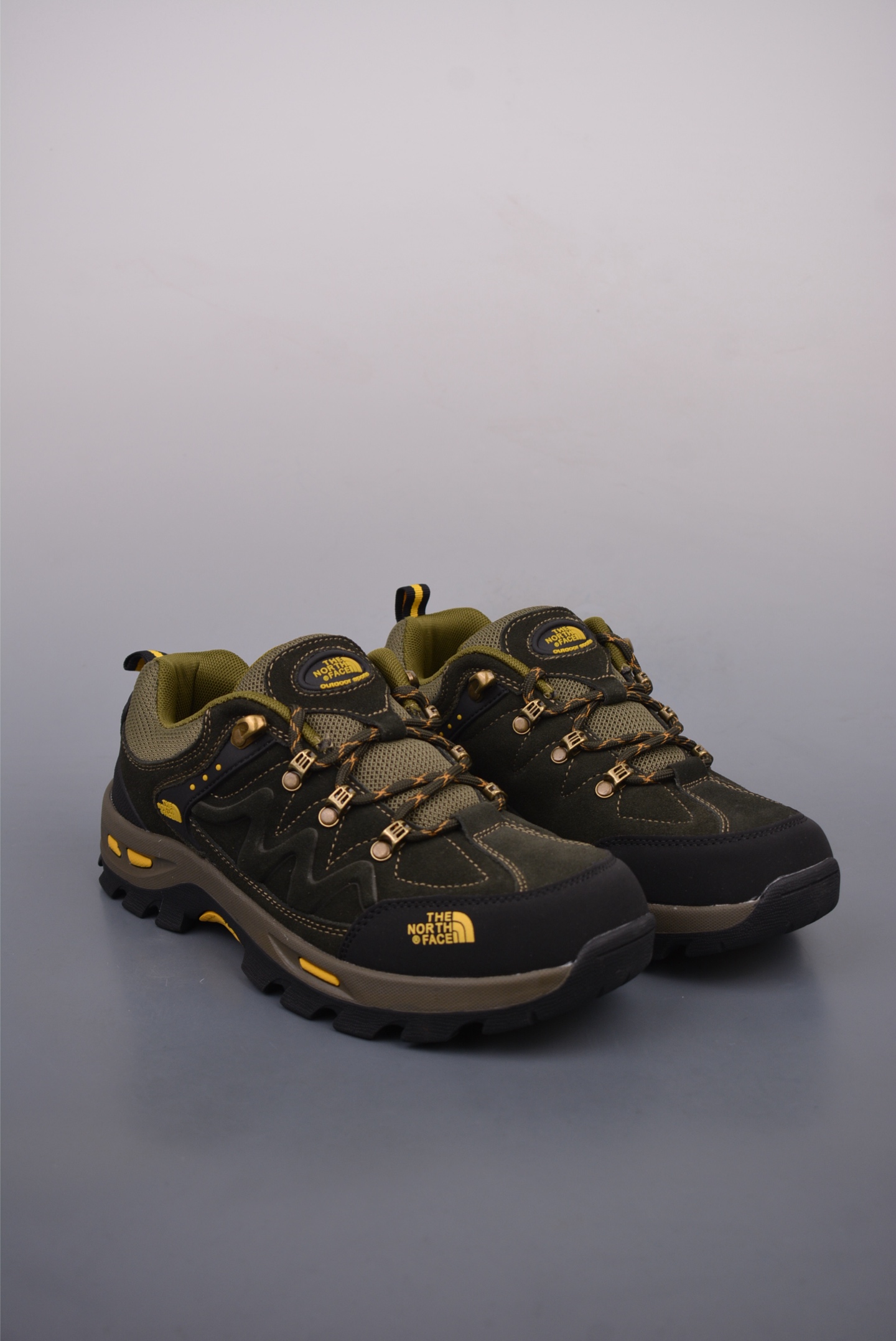 The North Face hiking shoes army green black 825B2324