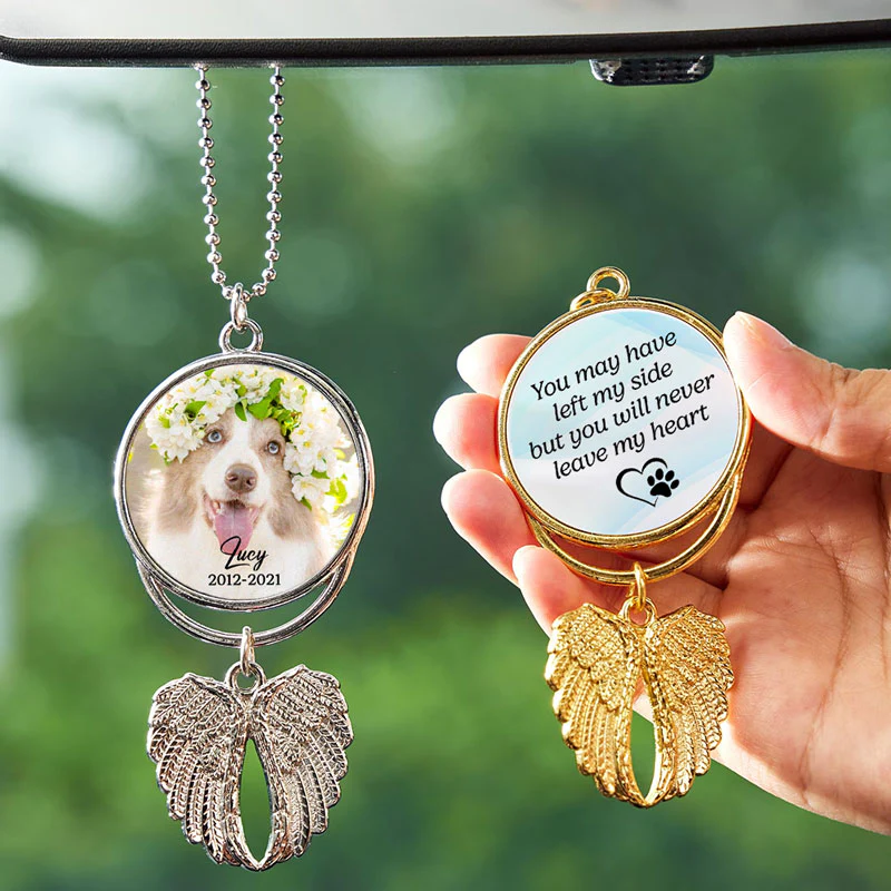 Personalized Angel Wings Keychain