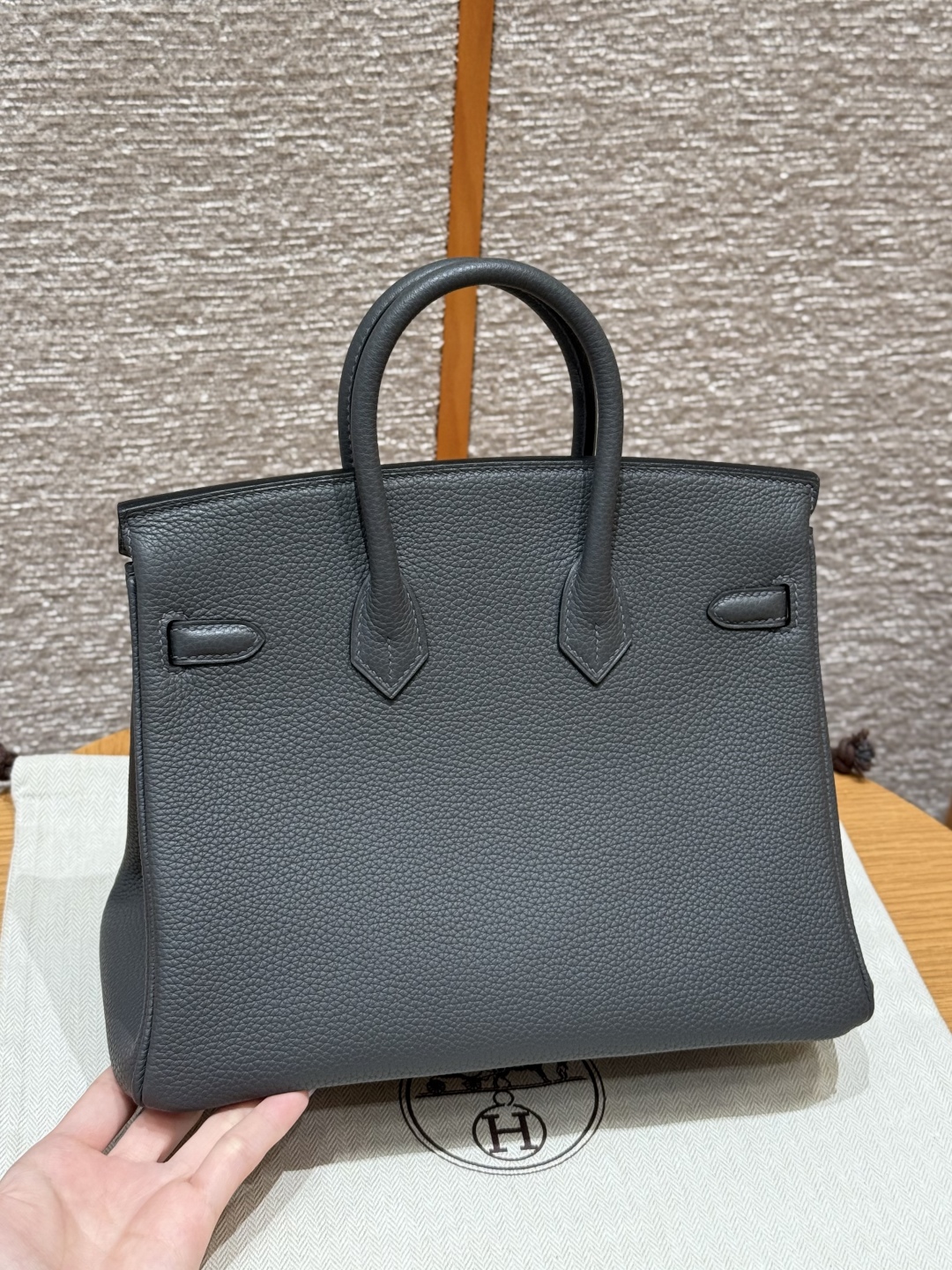 Hermès Birkin 88 Graphite Handbag (Handmade to Order)