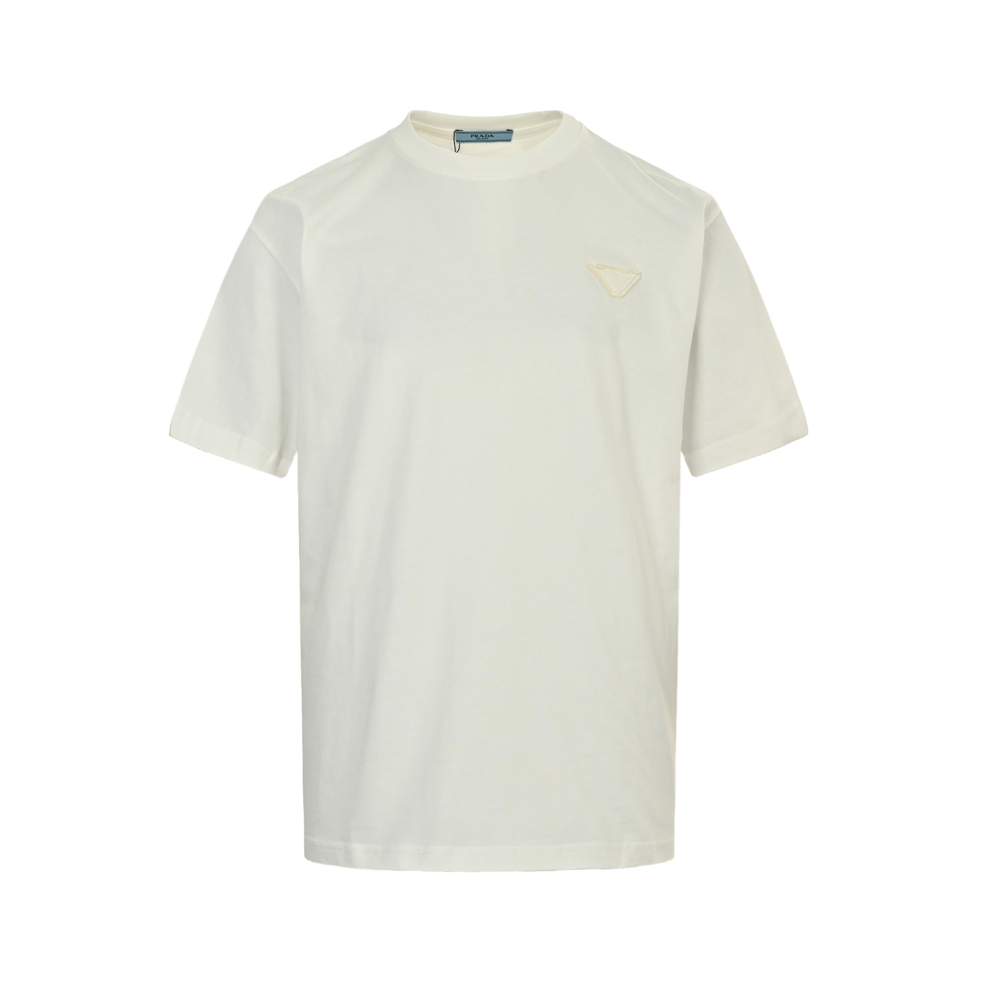 Prada 25ss patch triangle logo short sleeve
