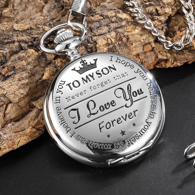 (🔥Last Day Promotion-SAVE 65% OFF)👦🏻Tο My Son Quartz Pocket Chain Watch-BUY 2 GET 15% OFF & FREE SHIPPING