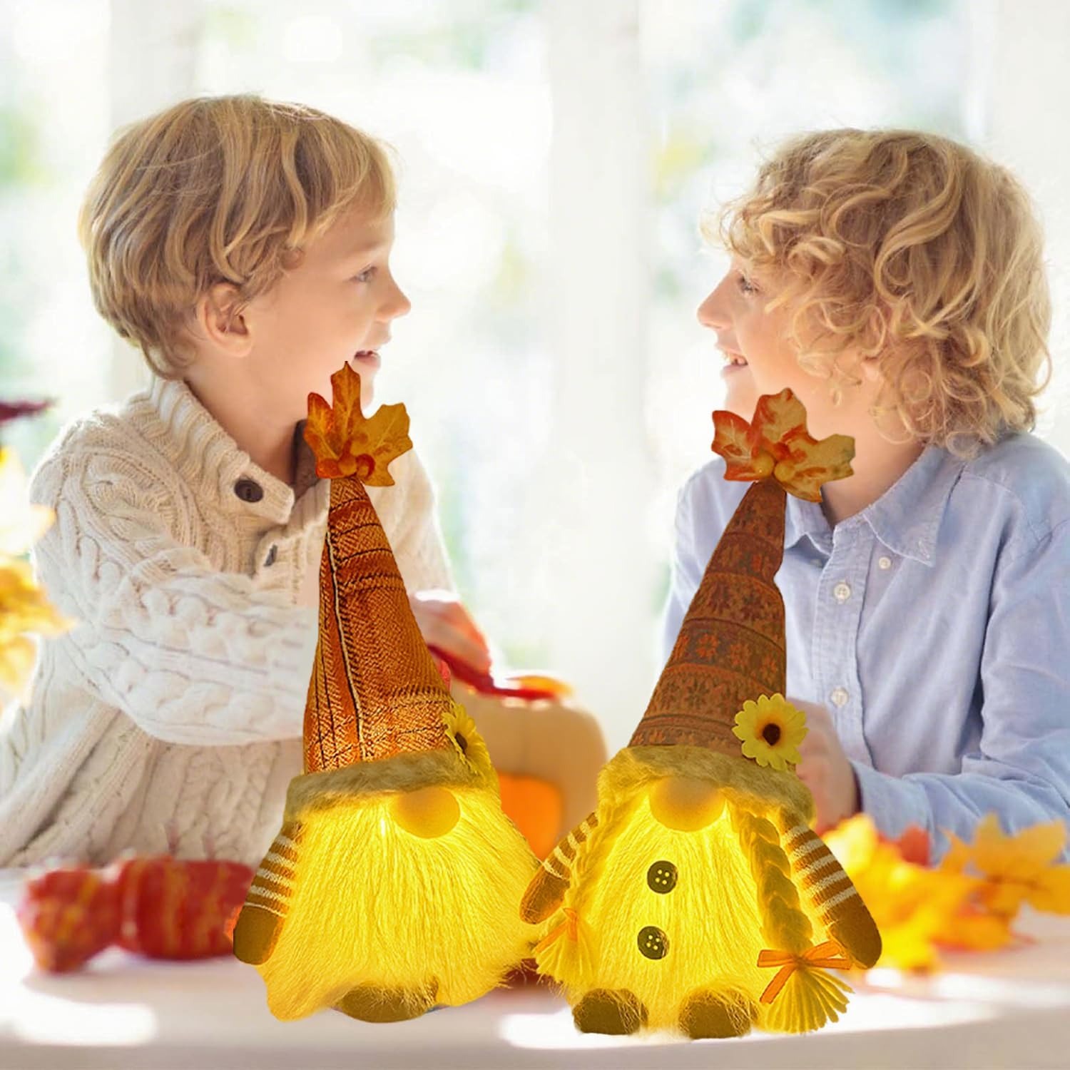 🔥LAST DAY 50% OFF🔥Autumn Decoration Gnome Figures with Light