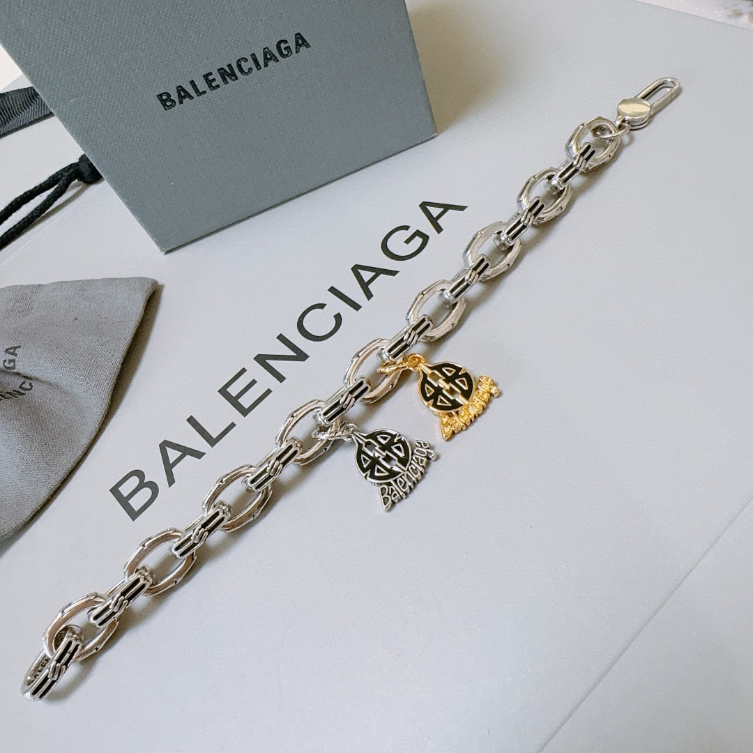 Balenciaga BB chain bracelet