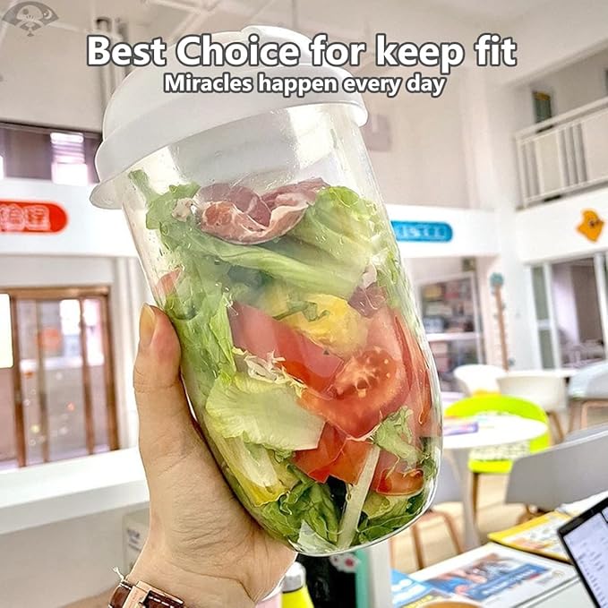 🍴Keep Fit Salad Meal Shaker Cup