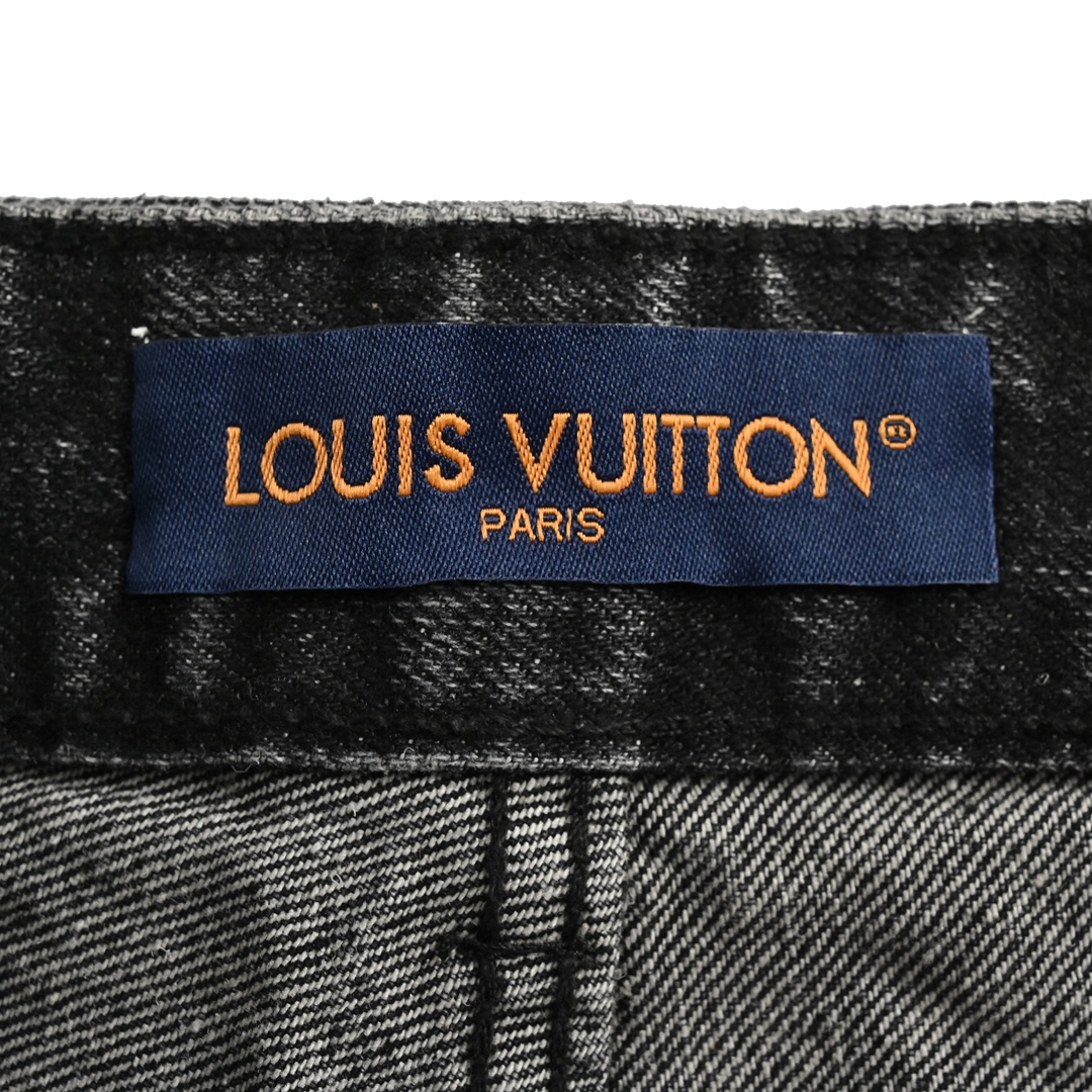 Louis Vuitton Back Pocket Western Denim Pants