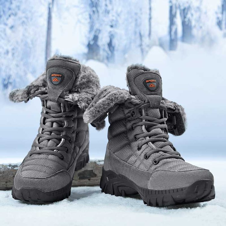 Men's Outdoor Hiking High-Top Snow Boots