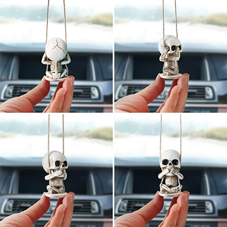 (🔥Last Day Promotion-SAVE 60% OFF)💀EVIL SKULL TRIO STATUE(A SET OF 3PCS)-WITH AIR FRESHENER-BUY 2 GET 10% OFF & FREE SHIPPING