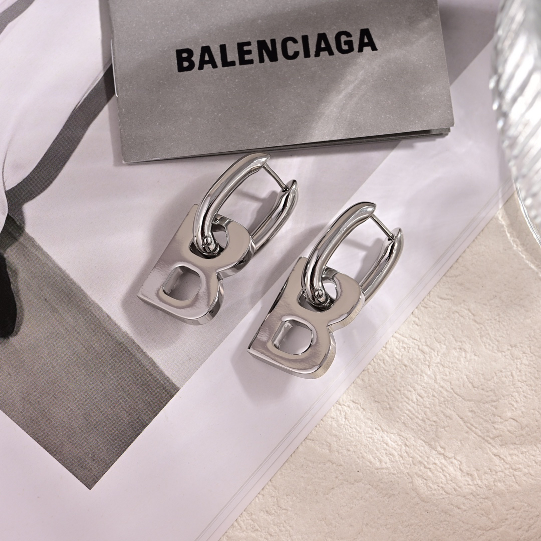 Balenciaga BB earrings