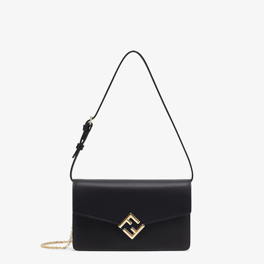 Fendi FF Diamonds Wallet On Chain 8M0488ALV4F0KUR