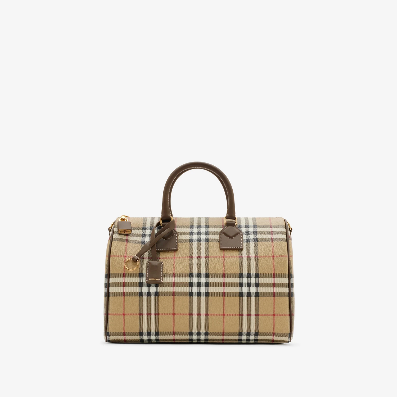 Burberry Medium Check Bowling Bag 80998131
