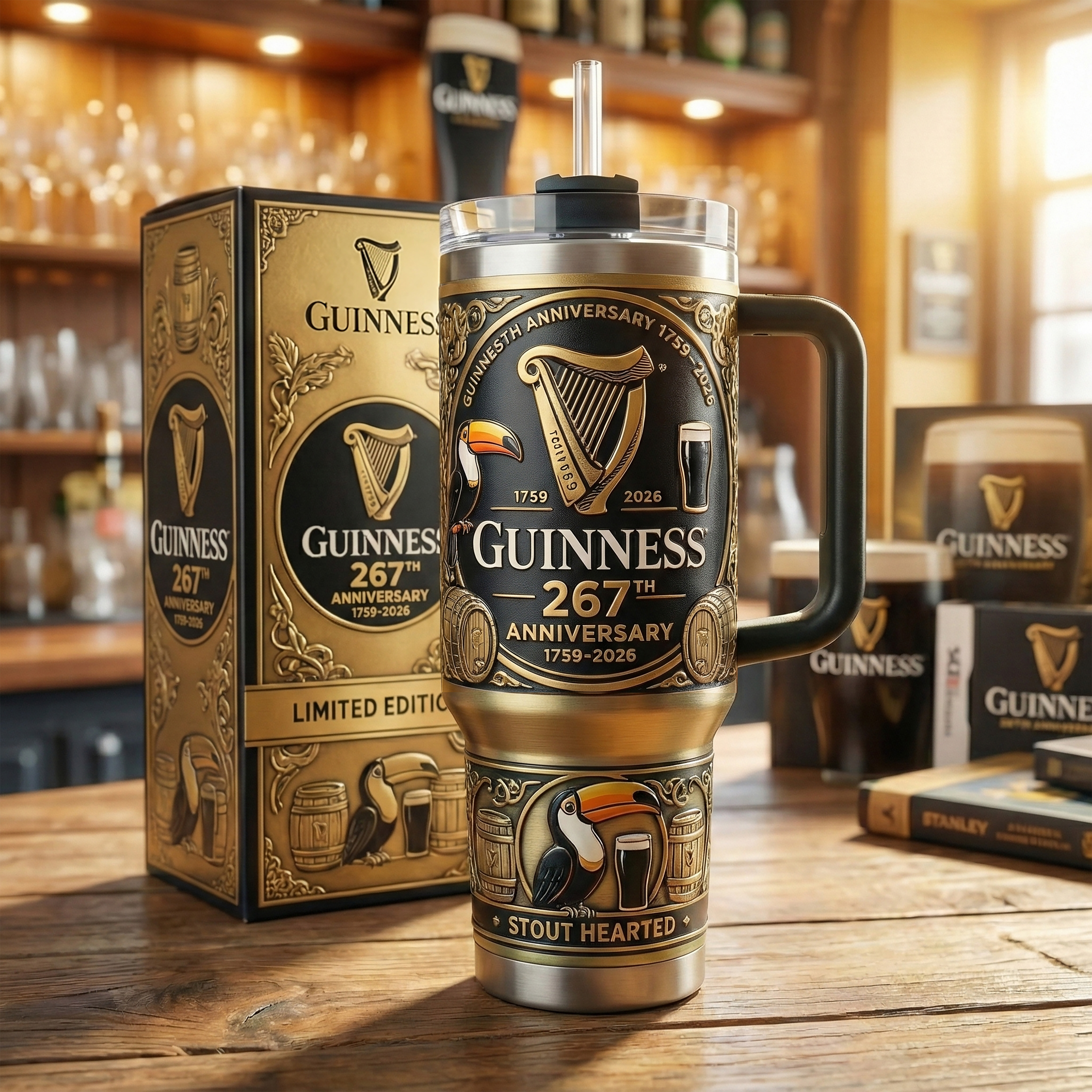 Guinness 267th Anniversary Limited Edition Commemorative Tumbler