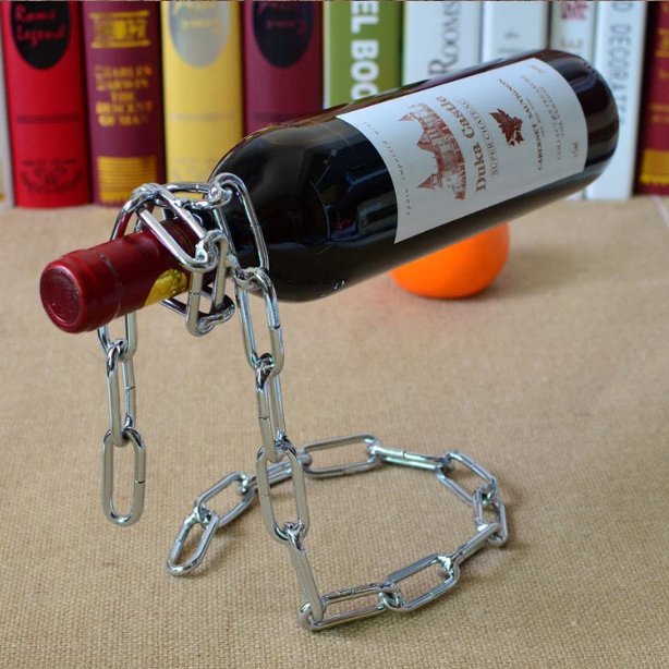 Creative Floating Chain Wine Rack