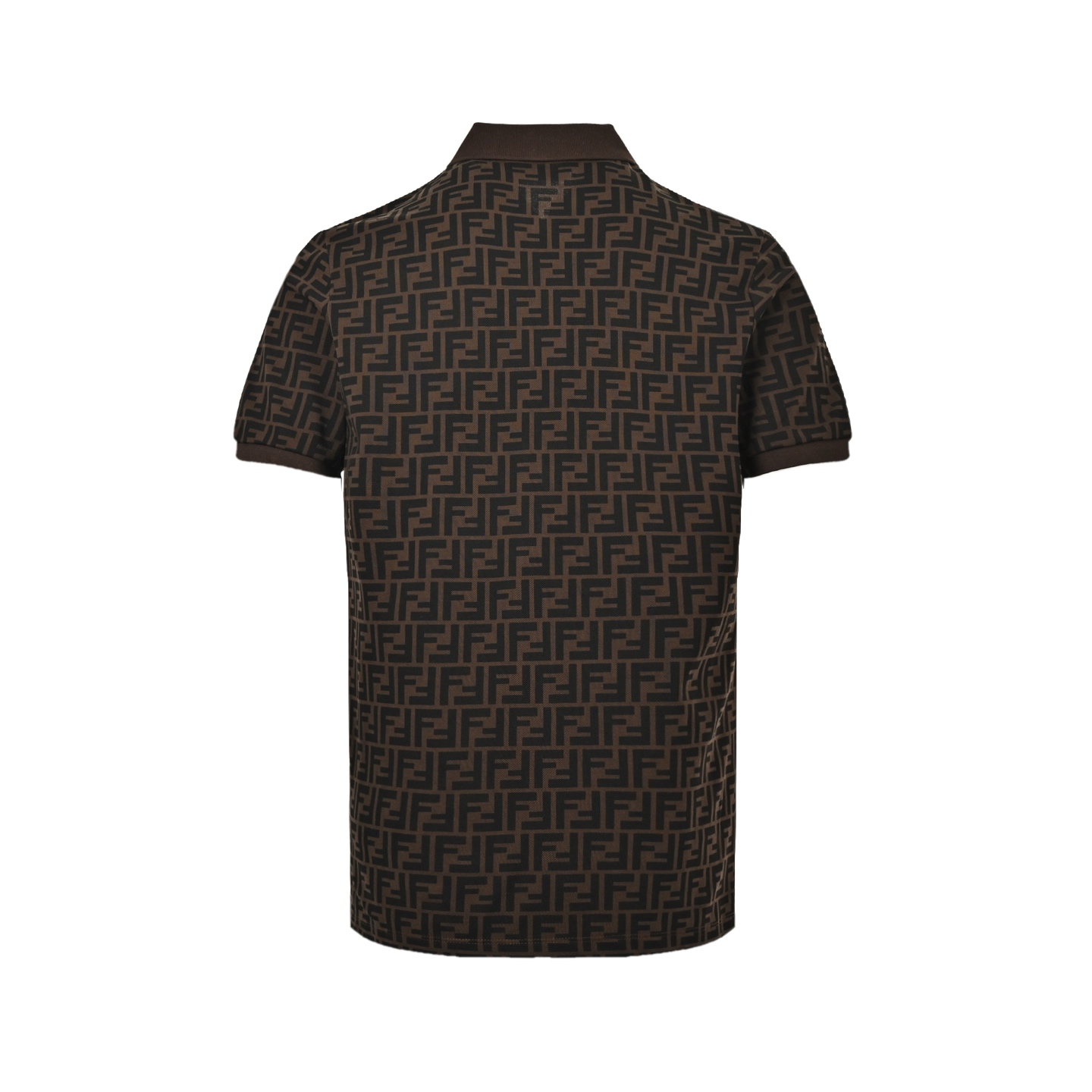 Fendi Double F full print Polo short sleeve
