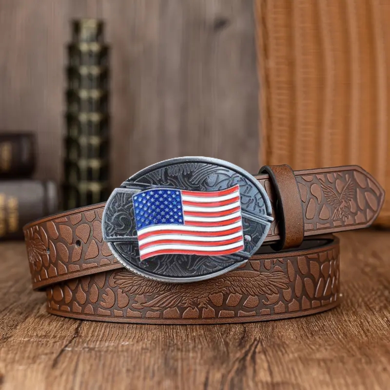 American Flag Belt With Knife (Free To Mix And Match)