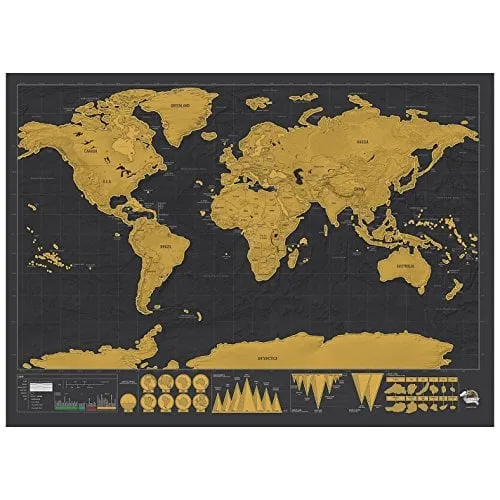 🔥Last Day 60% OFF🔥Scratch Map of the World