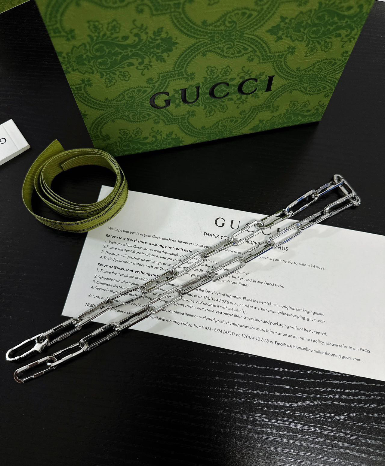 Gucci Safety Pin Necklace