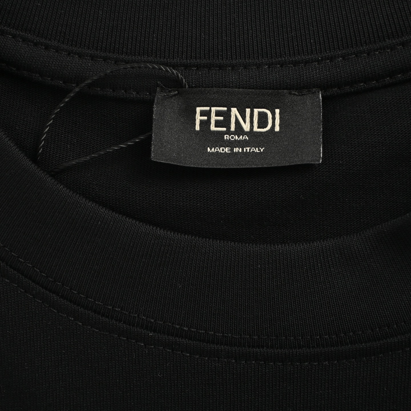 Fendi 25ss old flower patchwork devil eye embroidered short sleeve