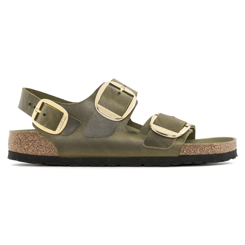 Milano Big Buckle Oiled Leather B-51441
