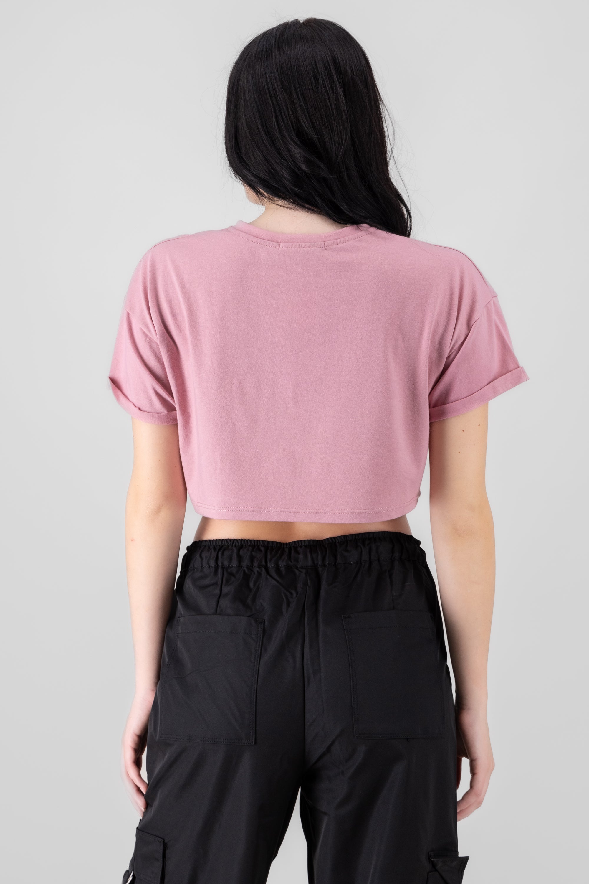 California print crop top
