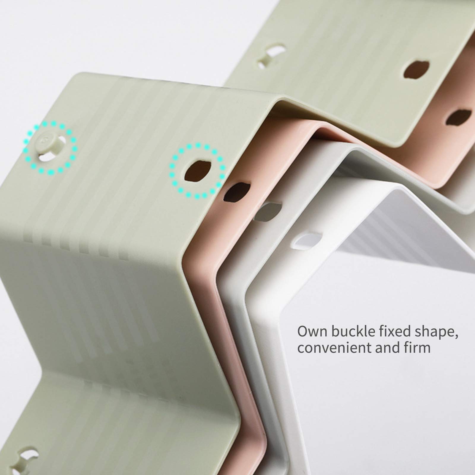 8 Pcs/Set Honeycomb Separator Adjustable Drawer Organizer Divider for Underwear Belt-Scarf Socks Organizer