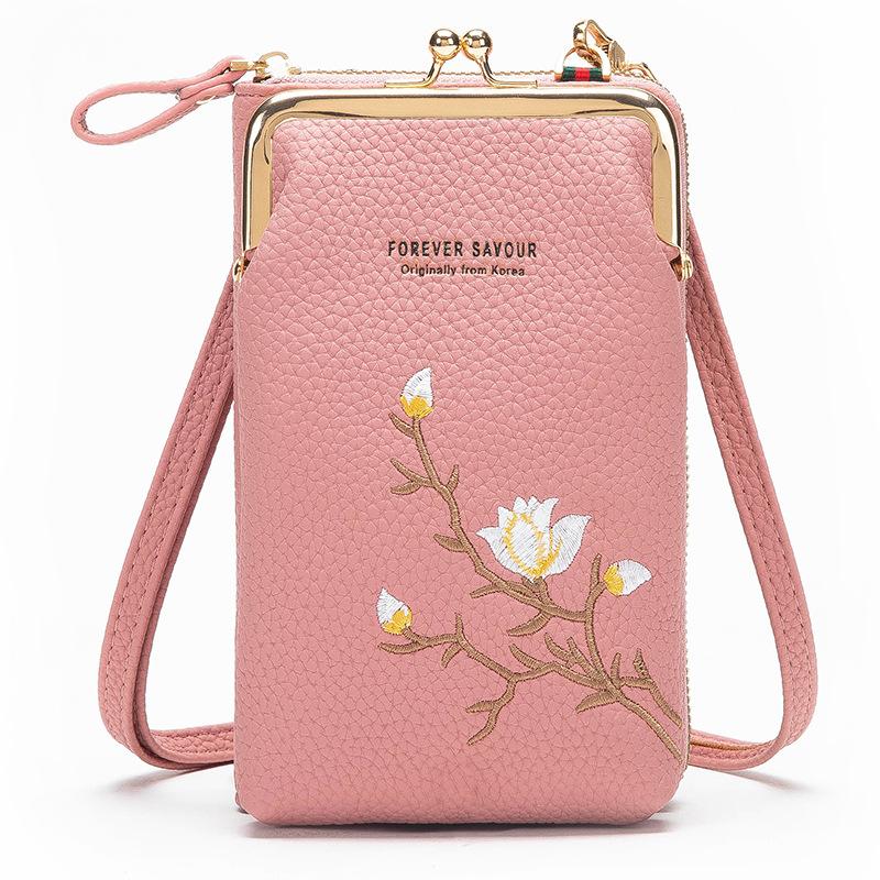 🔥Last Day 50% OFF🔥2025 Women's Versatile Embroidered Mobile Phone Bag