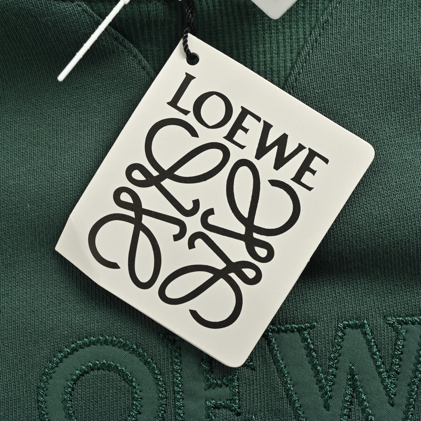 Loewe 25Fw embroidered logo crewneck sweatshirt