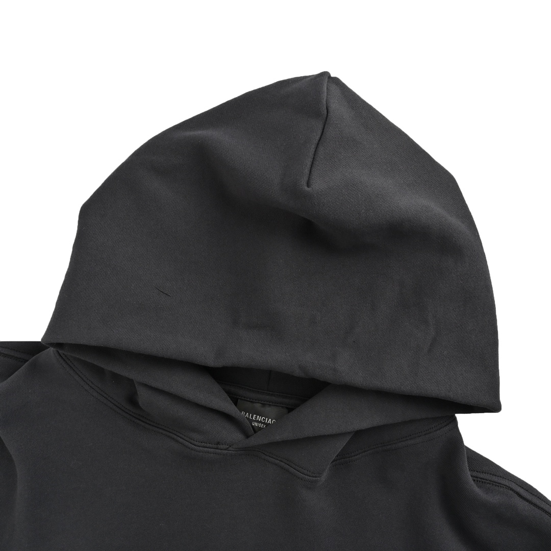 Balenciaga 24Fw Wireless Signal Letter Print Hoodie