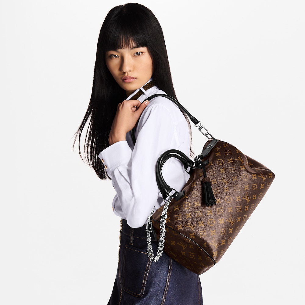Louis Vuitton SPEEDY SOFT 30 DARK Bag M12243