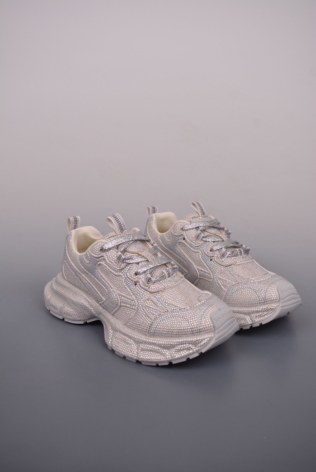 BALENCIAGA 3XL Sneakers Grey Diamond Stickers