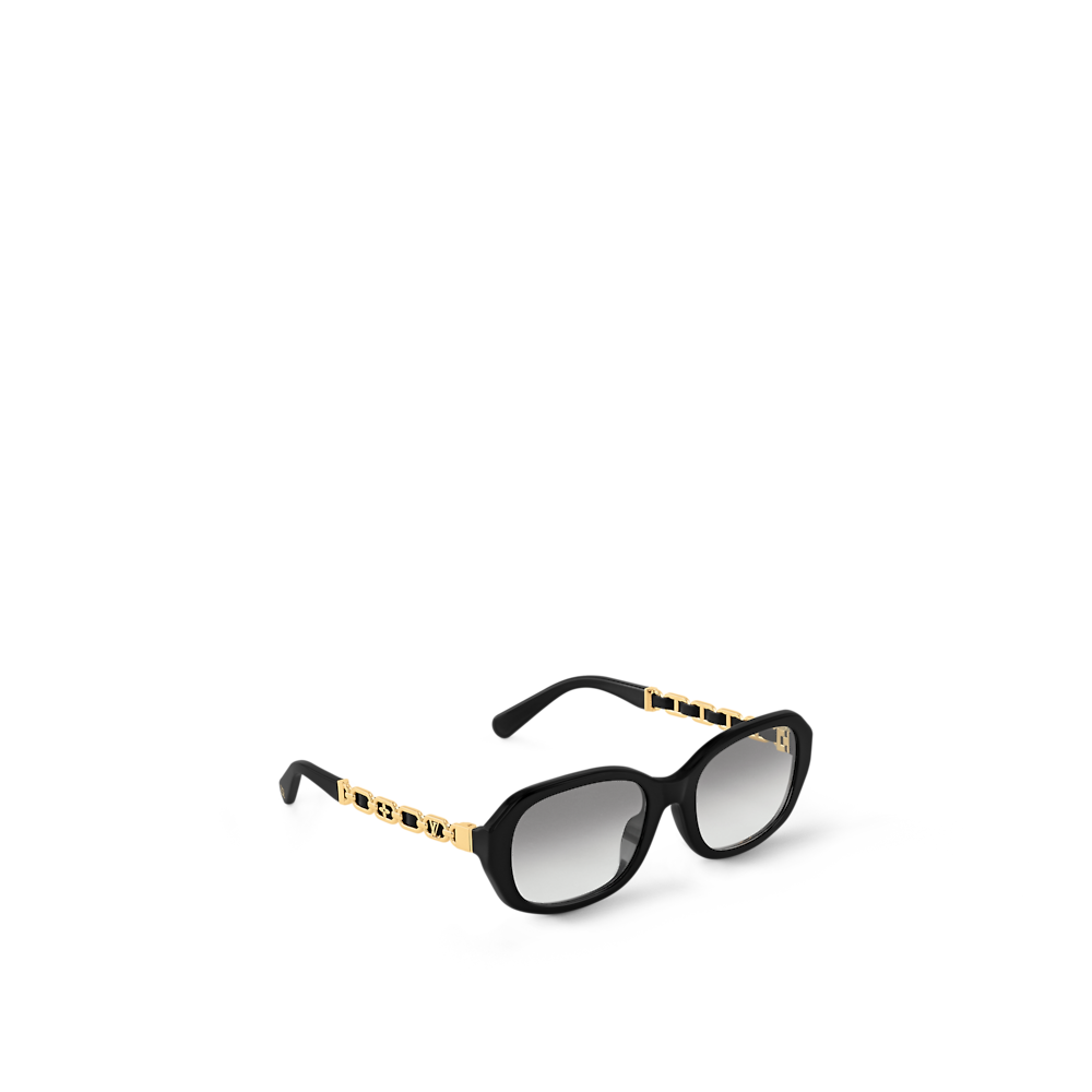 Louis Vuitton MY LV CHAIN ​​BRAIDED OVAL Sunglasses Z2649U