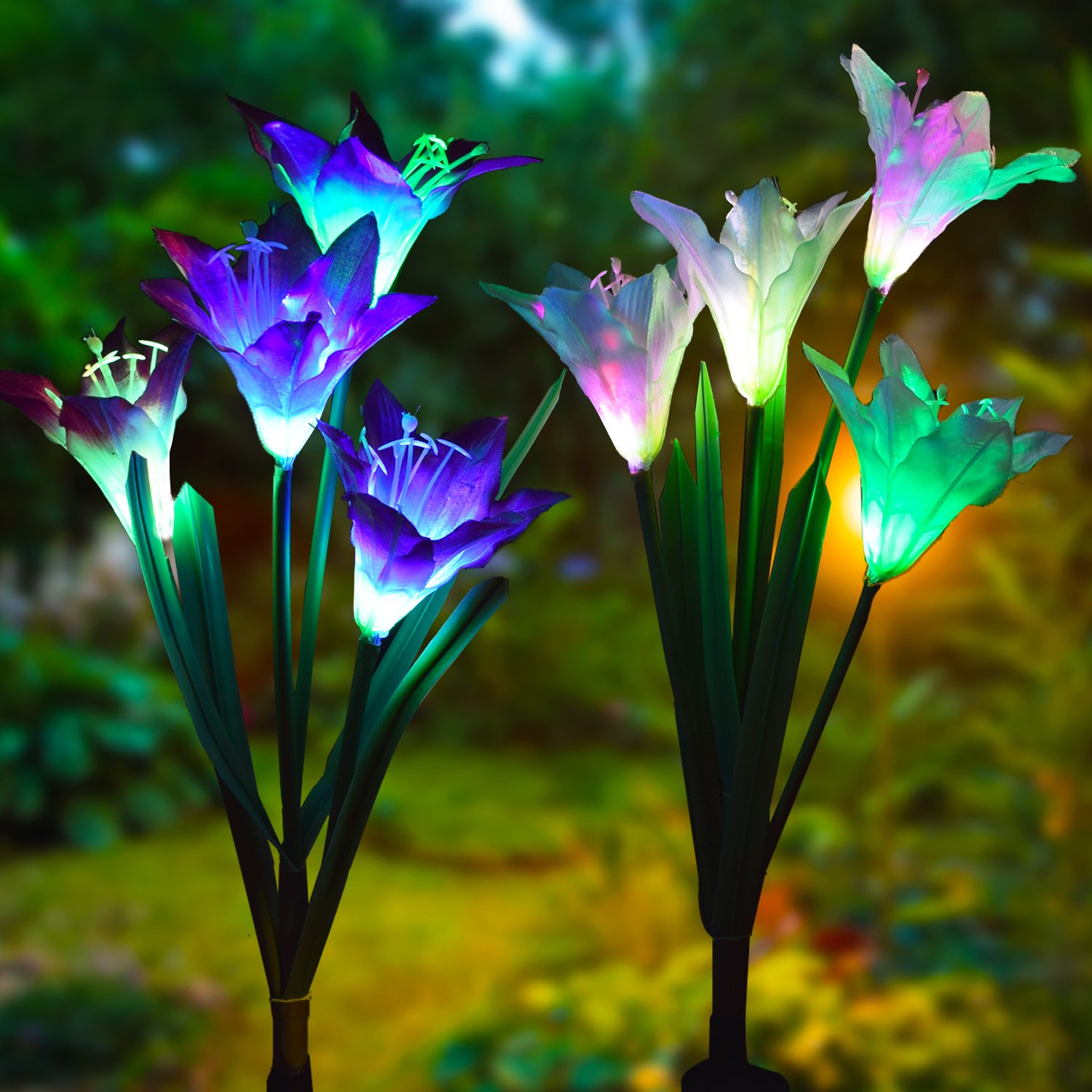 🔥Last Day 50% OFF🔥Waterproof Solar Garden Lily Flower Lamp - 1 PC 9.98 ¥ & Free Shipping