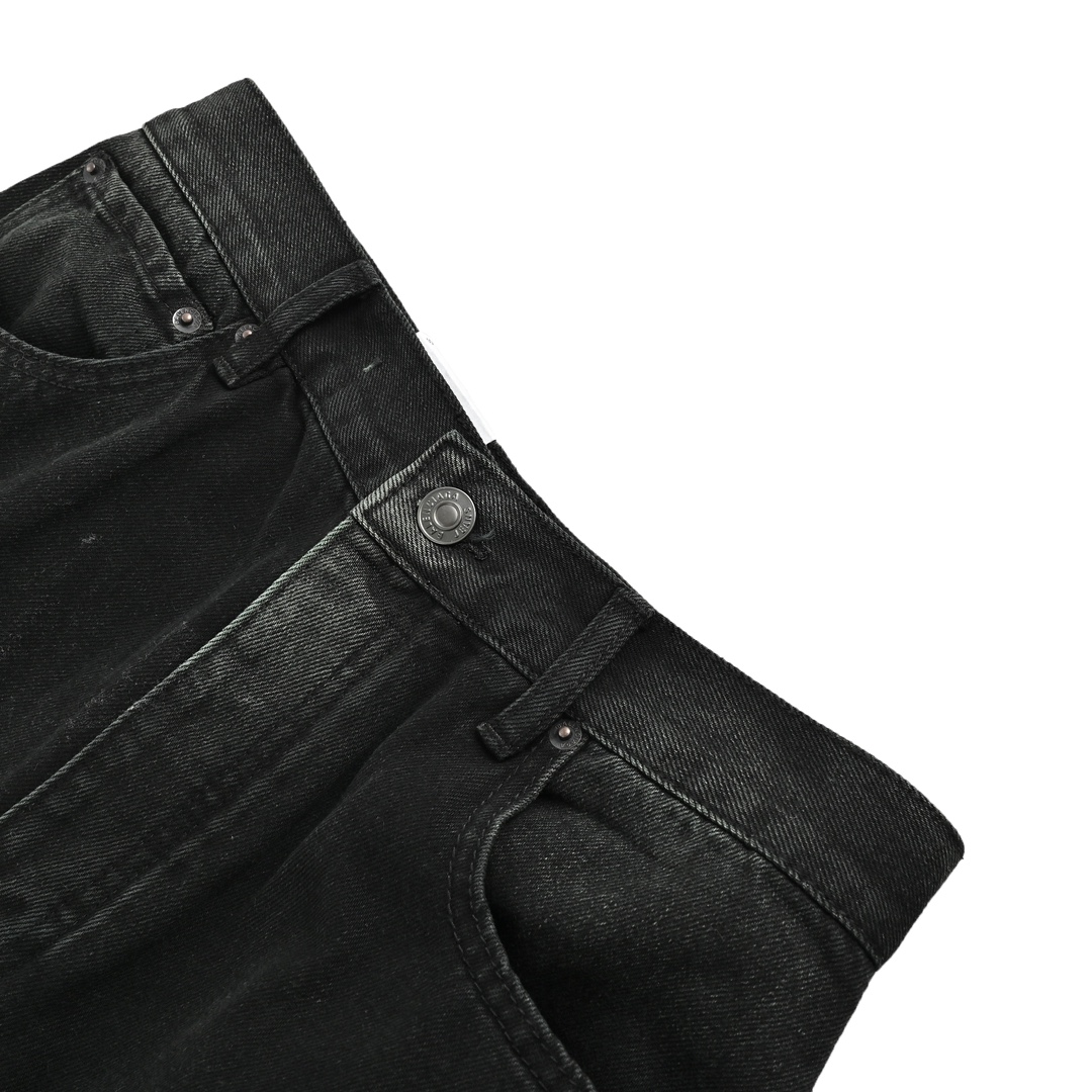 Balenciaga Size Logo Denim Pants