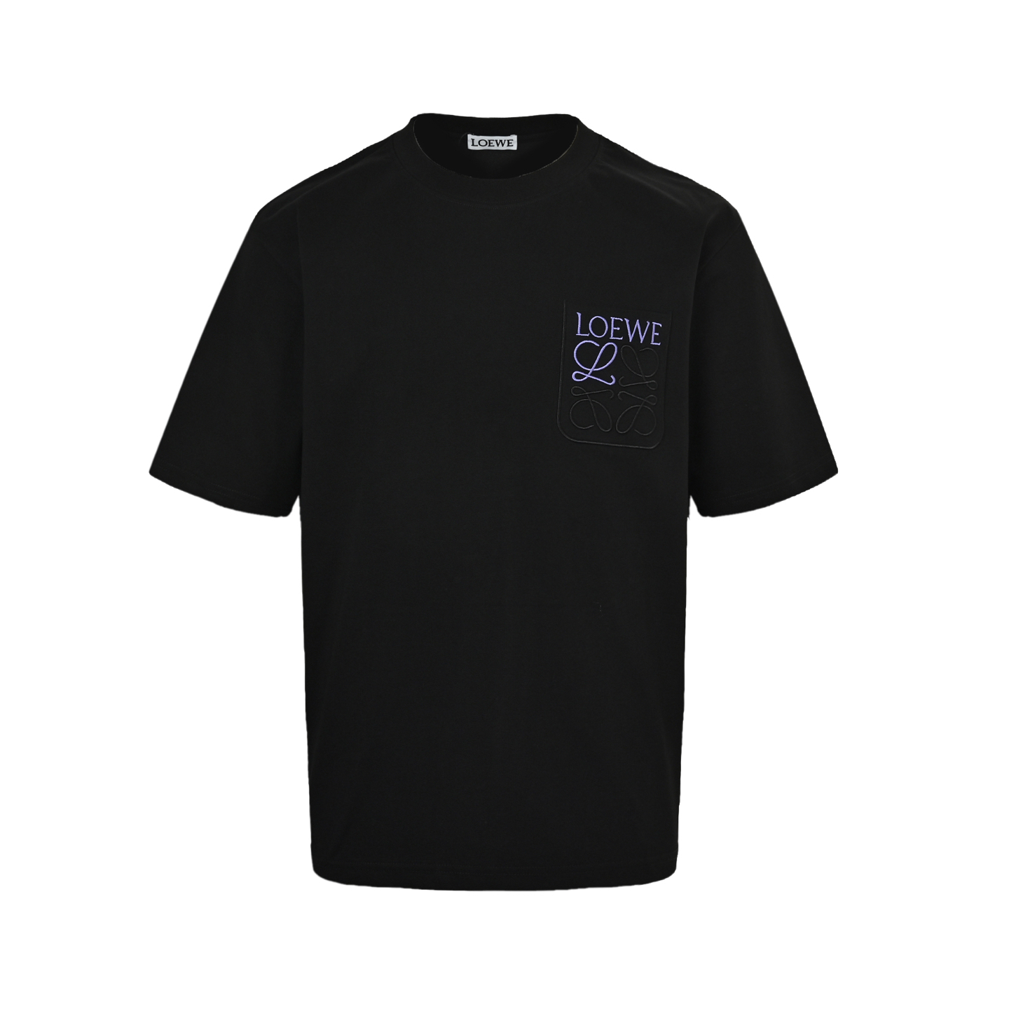 Loewe Contrast Embroidered Pocket Logo Short Sleeve