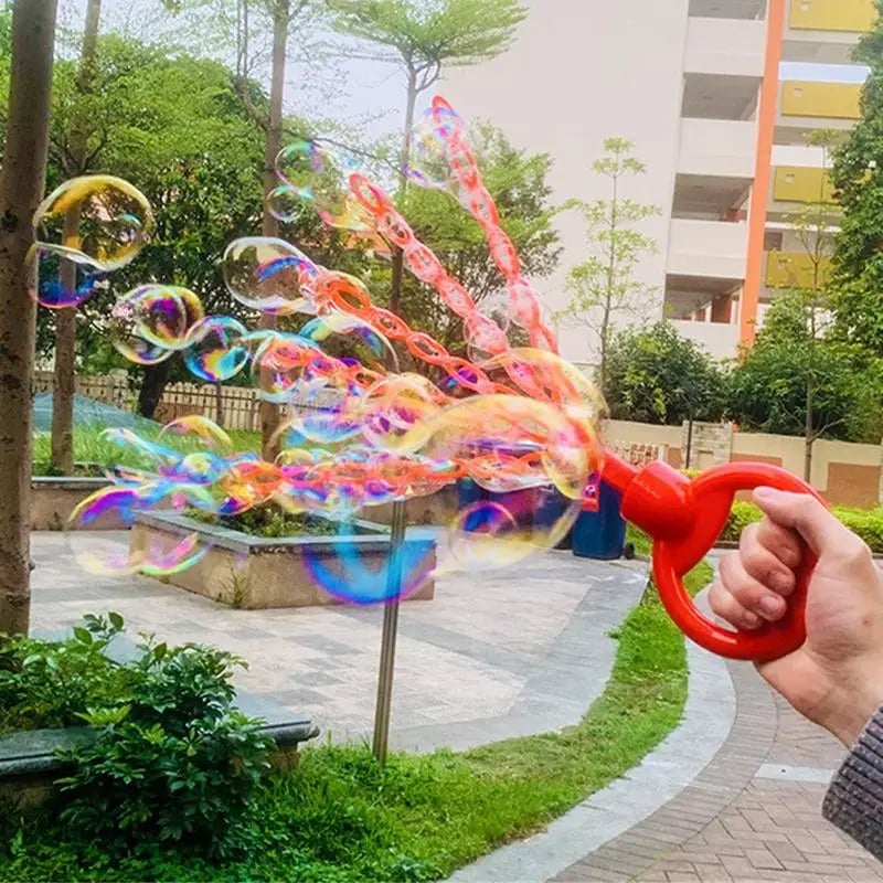 Five-claw 32-hole bubble toy（Each bubble wand comes with two packs of bubble liquid）