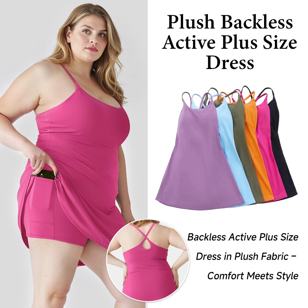 🎁Last Day 49% OFF🔥The Ultimate Tummy Control Backless Active Dress -Made for Movement & Easy Bathroom Breaks
