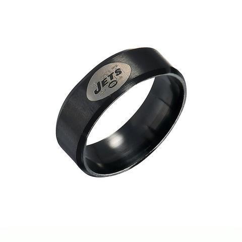 LIMITED EDITION  NEW YORK JETS  TITANIUM STEEL RING