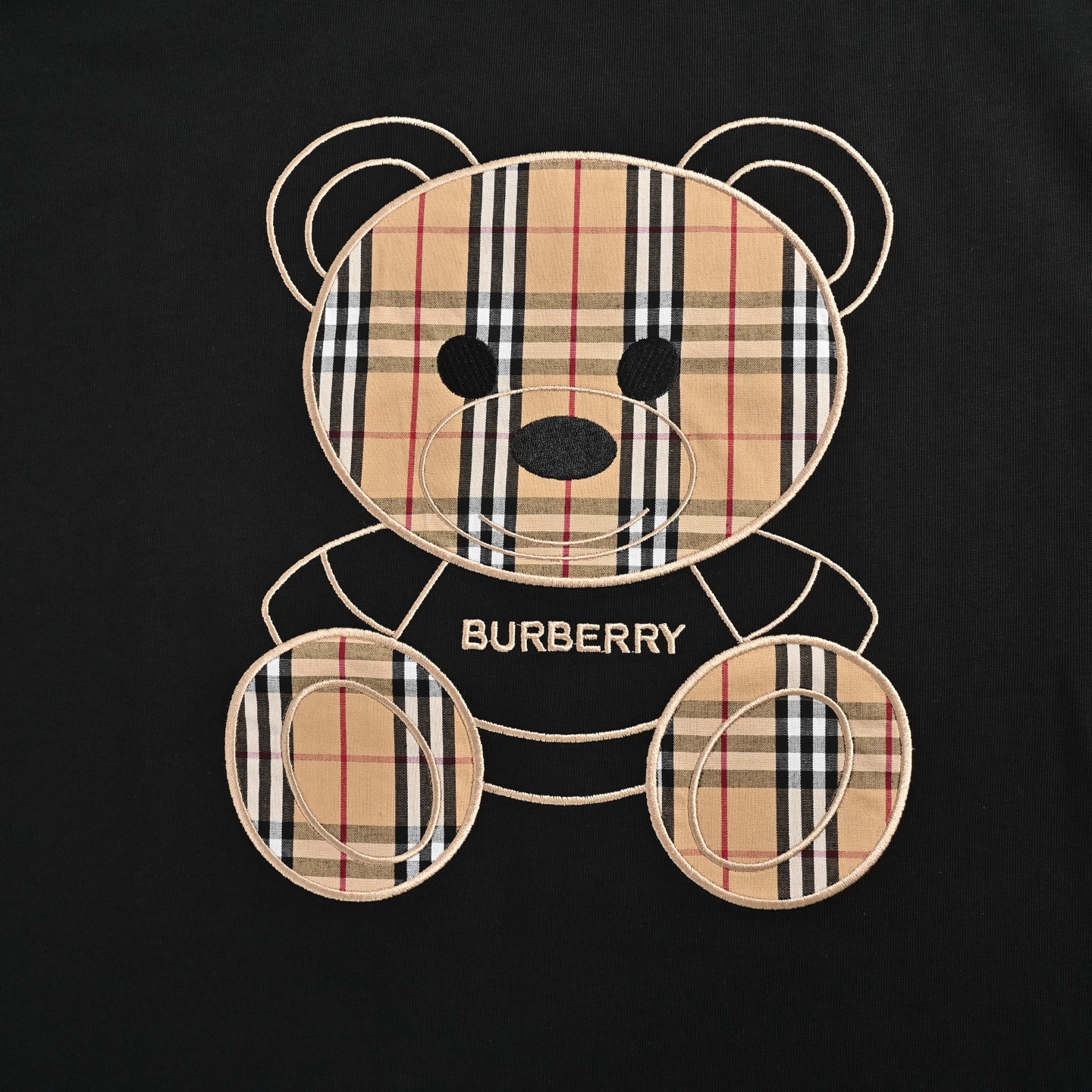 Burberry 25ss embroidered bear short sleeve