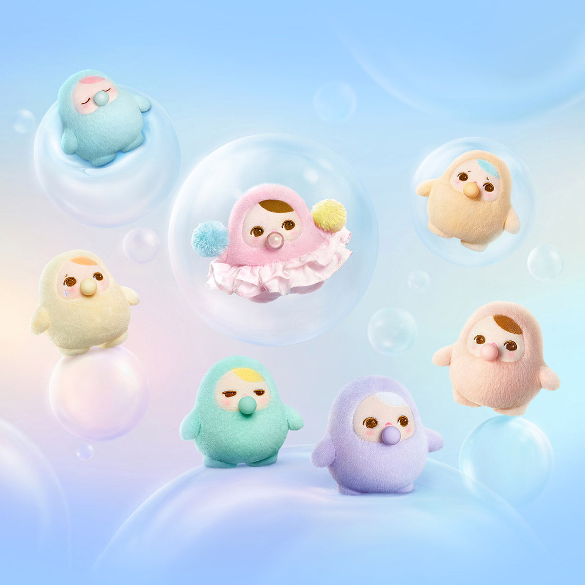 POP MART PUCKY BEANIE BUBBLE UP SERIES-Plush Pendant [1 Blind Box]