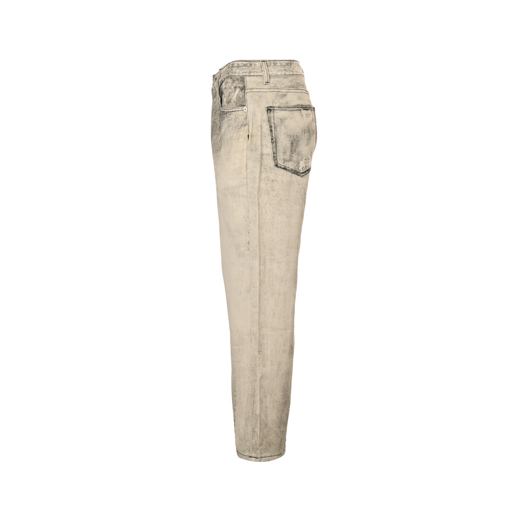Balenciaga 24Fw washed loose wide-leg jeans