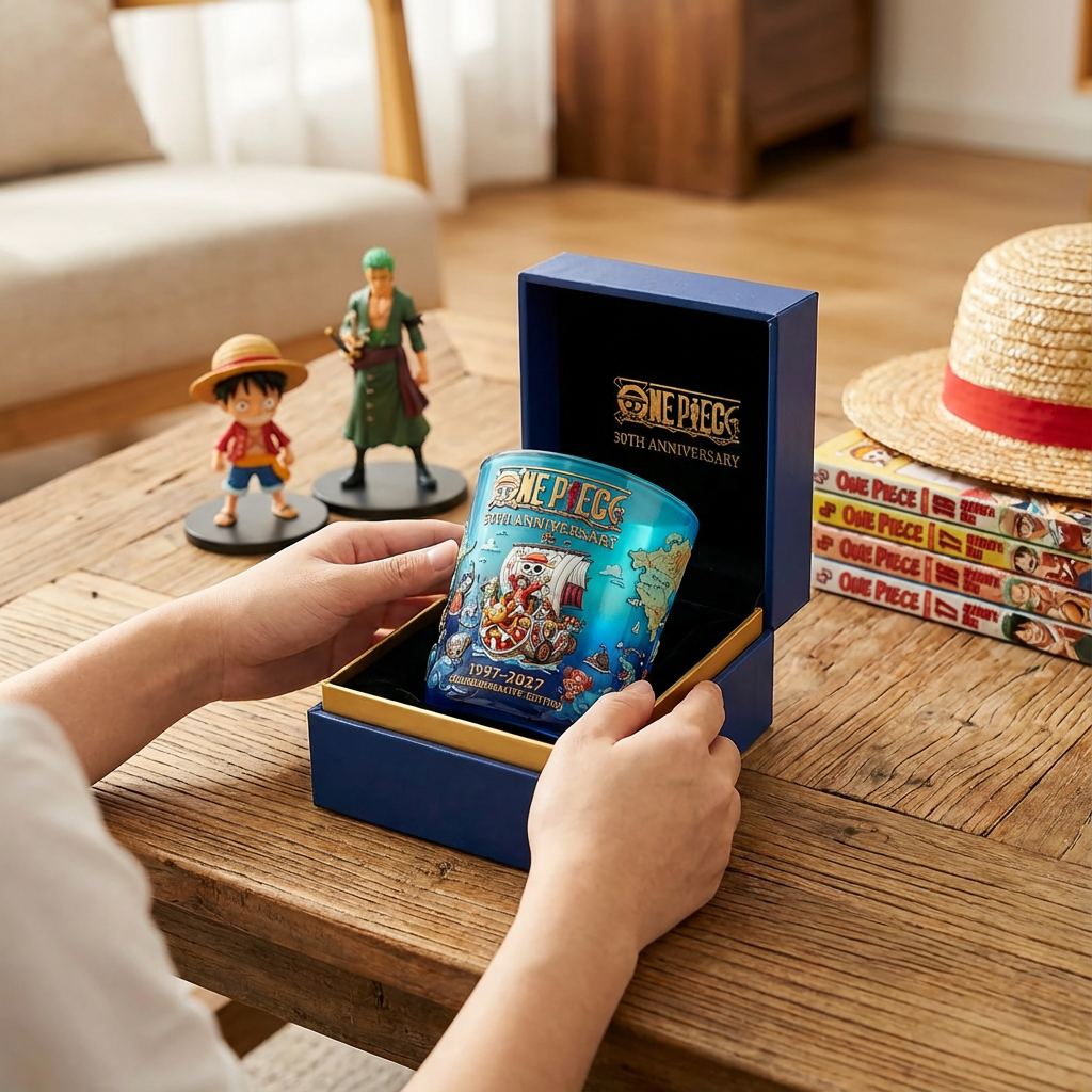 ONE PIECE 30th Anniversary Commemorative Whiskey Glass