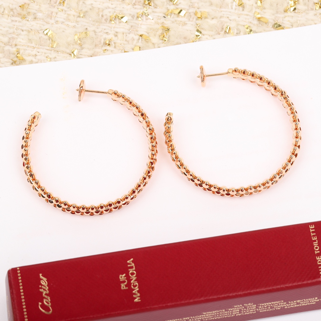 Cartier Rivet Large Earrings