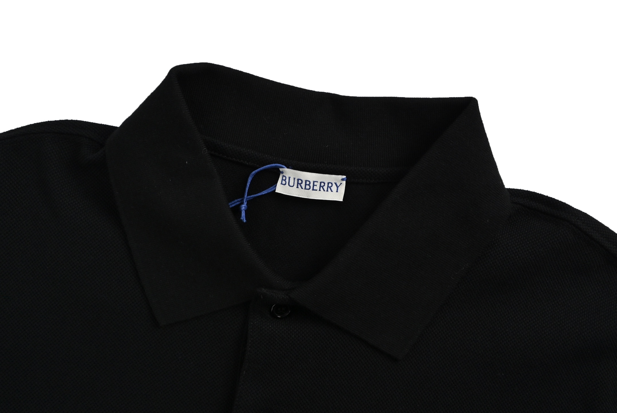 Burberry Script Embroidery Polo Short Sleeve