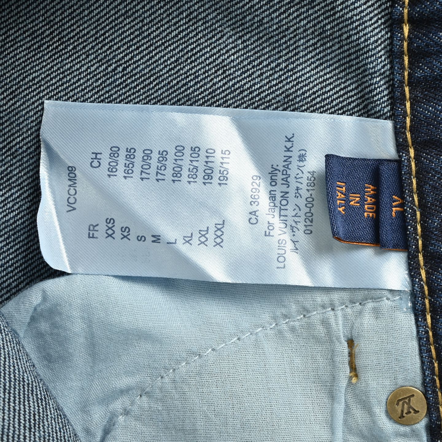 Louis Vuitton 25ss rope signature monogram embroidered denim shorts