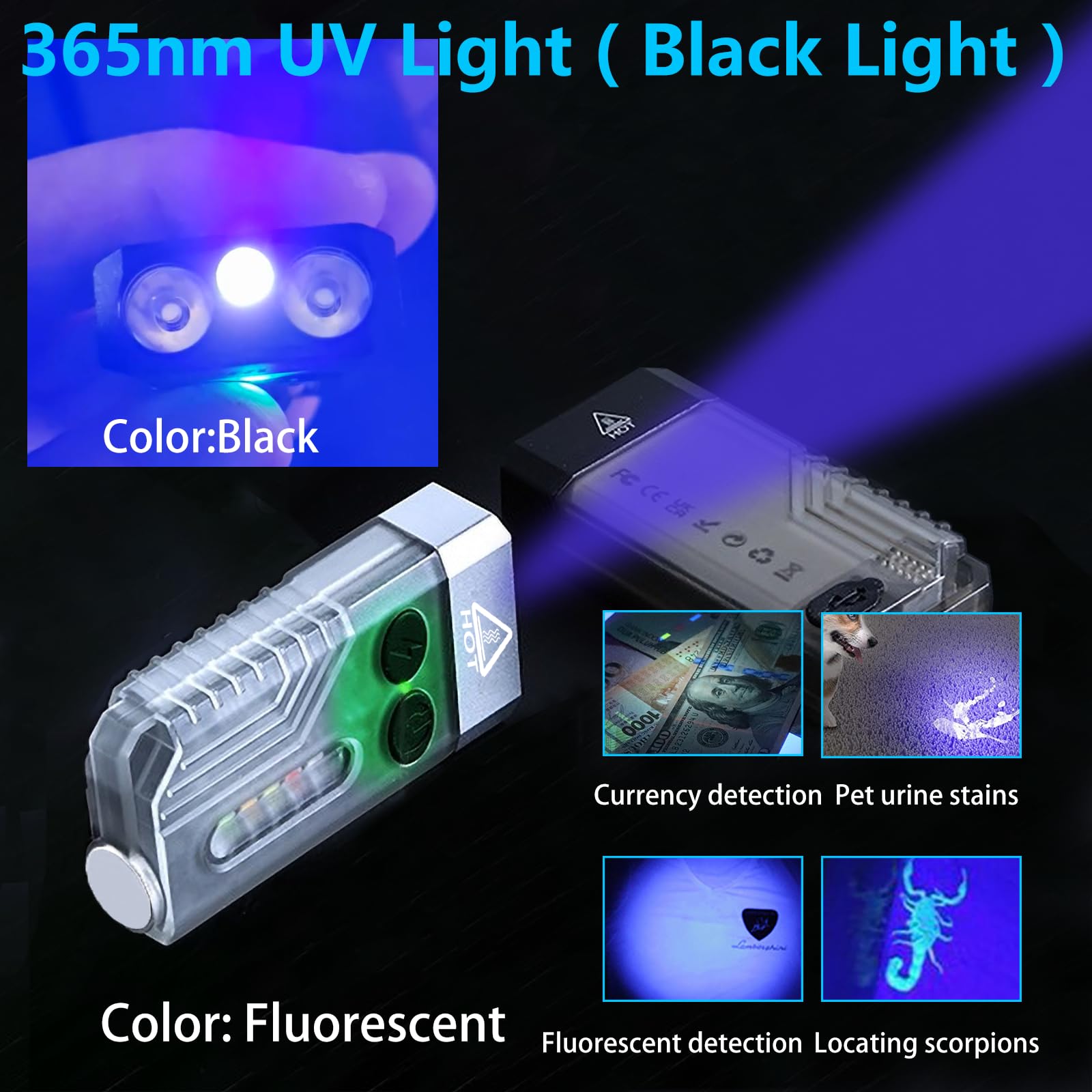Super Bright Small EDC Flashlight-New Mini Pocket Keychain Flashlights